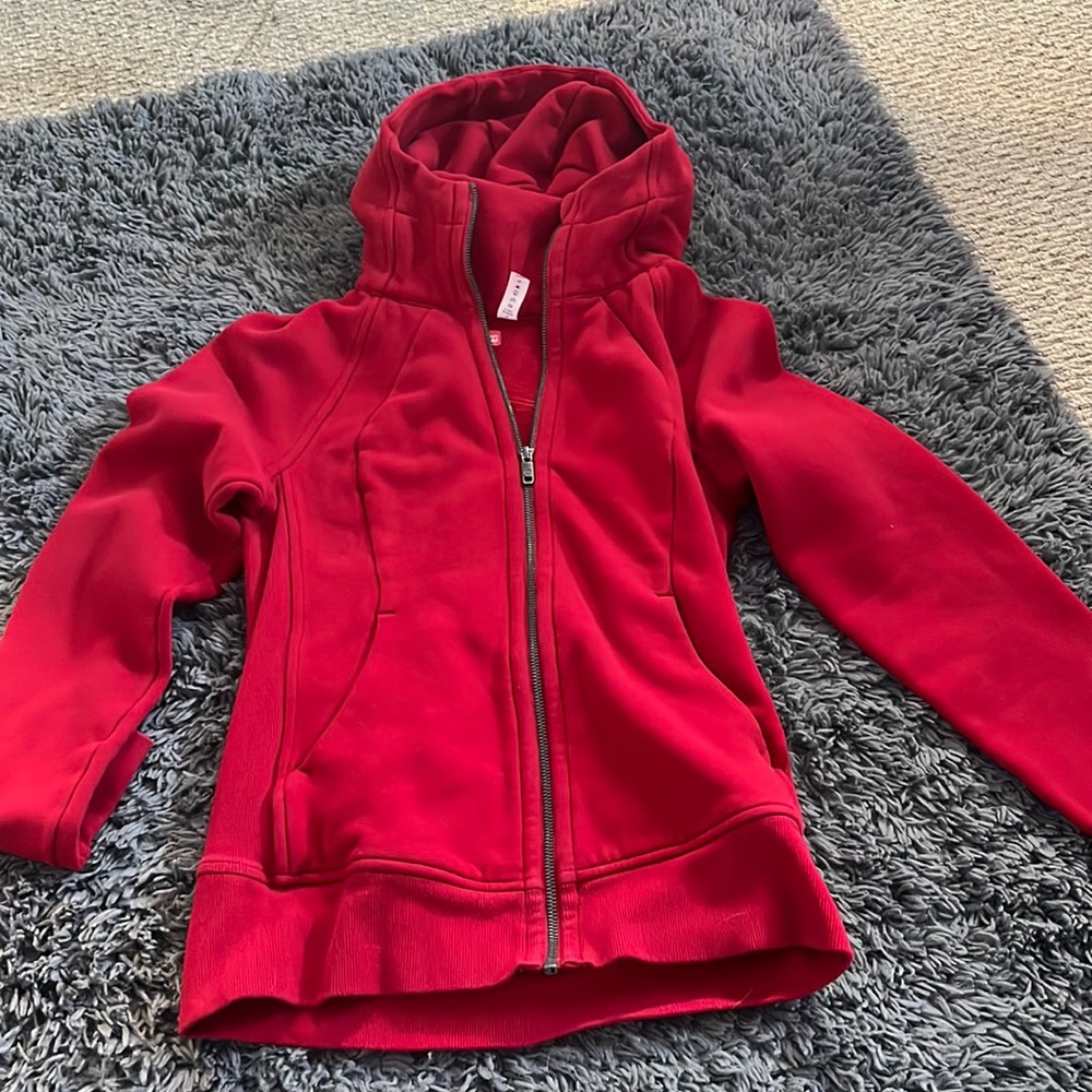 Red Lululemon jacket